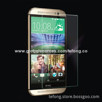 Screen protectors for HTC M8, 0.33MM and 9H hardness tempered glass, ideal design, antiproofNew